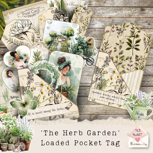 The Herb Garden Pocket Tag
